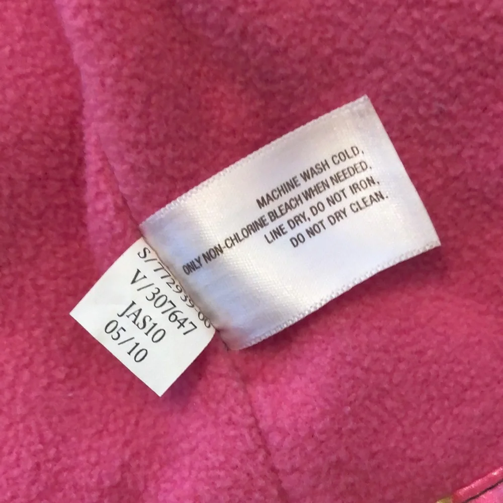 Old Navy Brown Floral Fleece Lined Raincoat Size 5T Girls